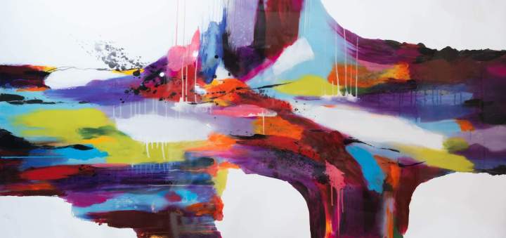 By Dahlia Kantor   48 H x 98 W inches