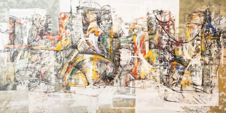 By Americo CCala 40 H x 78 W inches